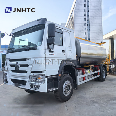 Hot Howo 6x4 340HP 15000 লিটার জ্বালানী তেল ট্যাঙ্ক ট্রাক বিক্রয়ের জন্য