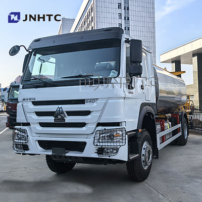 Hot Howo 6x4 340HP 15000 লিটার জ্বালানী তেল ট্যাঙ্ক ট্রাক বিক্রয়ের জন্য
