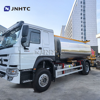 Hot Howo 6x4 340HP 15000 লিটার জ্বালানী তেল ট্যাঙ্ক ট্রাক বিক্রয়ের জন্য