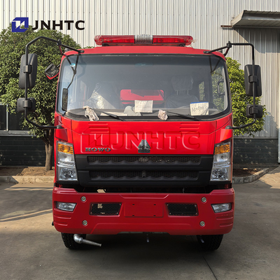 প্রস্তুতকারক HOWO 4x2 5000L জল ট্যাঙ্কার ফায়ার ট্রাক ফায়ার ফাইটিং ট্রাক সরঞ্জাম ফায়ার যানবাহন