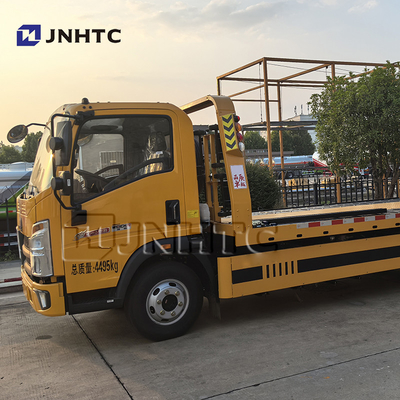 HOWO Wrecker ট্রাক 4x2 5TON হালকা ফ্ল্যাটবেড Wrecker ট্যাক্সি