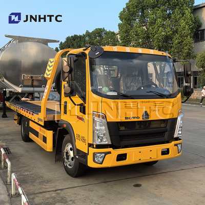 HOWO Wrecker ট্রাক 4x2 5TON হালকা ফ্ল্যাটবেড Wrecker ট্যাক্সি
