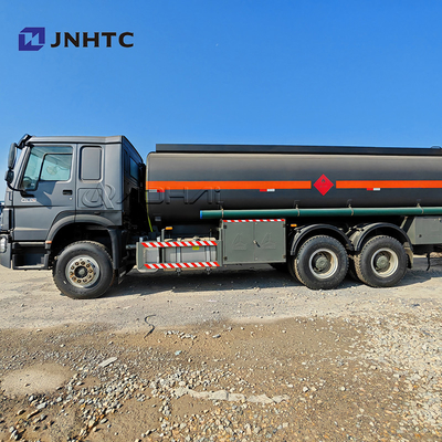 হাও তেল ট্যাঙ্ক ট্রাক 6x4 380hp ক্ষমতা 10 চাকা 20000 লিটার উচ্চ শক্তি ইস্পাত জ্বালানী ট্যাঙ্ক ট্রাক