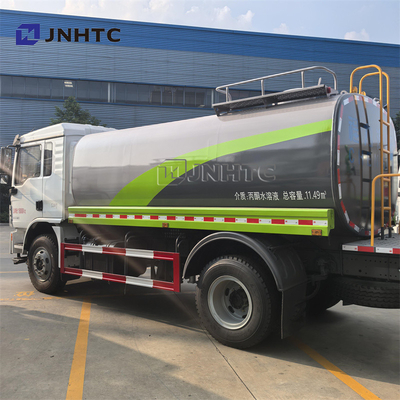 SHACMAN L3000 6 চাকা 8CBM জল Bowser ট্রাক ফায়ার স্প্রিংকর জল ট্রাক