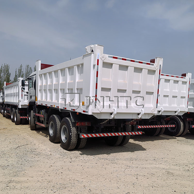সিনোট্রুক HOWO TX 371HP ডিজেল ডাম্প ট্রাক 10 চাকা 6X4 ম্যানুয়াল ট্রান্সমিশন ওয়েচাই ইঞ্জিন ইউরো 2 টিপার