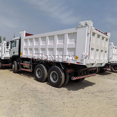 সিনোট্রুক HOWO TX 371HP ডিজেল ডাম্প ট্রাক 10 চাকা 6X4 ম্যানুয়াল ট্রান্সমিশন ওয়েচাই ইঞ্জিন ইউরো 2 টিপার