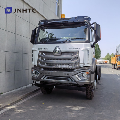 সিনো হাও এনএক্স 8x4 ভারী দায়িত্ব 12 চাকার কার্গো ডাম্প ট্রাক শ্যাসি বকেট ছাড়াই