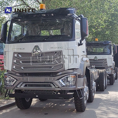 সিনো হাও এনএক্স 8x4 ভারী দায়িত্ব 12 চাকার কার্গো ডাম্প ট্রাক শ্যাসি বকেট ছাড়াই