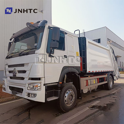 সিনোট্রুক হাও 4X2 300 এইচপি ইউরো II ডান ড্রাইভ আবর্জনা সংগ্রহকারী সংকুচিত ট্রাক বর্জ্য সংগ্রহ ট্রাক