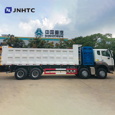 HOWO Nx এলএনজি ডাম্প ভারী দায়িত্ব খনির ট্রাক 8X4 12 চাকা 25 টন
