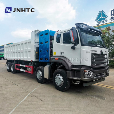 HOWO Nx এলএনজি ডাম্প ভারী দায়িত্ব খনির ট্রাক 8X4 12 চাকা 25 টন
