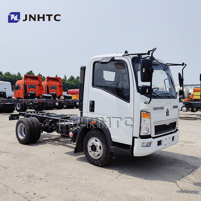 সিনোট্রাক হাও 4x2 5 টন 8 টন হালকা মালবাহী / ডাম্প ট্রাক চ্যাসি ডিজেল জ্বালানী ইউরো 2 নির্গমন বাম স্টিয়ারিং