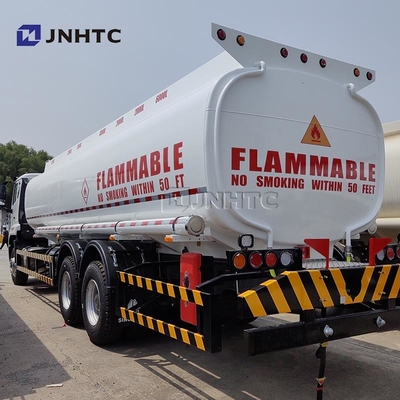 হাও এনএক্স তেল ট্যাঙ্কার ট্রাক 6X4 380HP 30000 লিটার জ্বলনযোগ্য তরল পরিবহন ট্রাক