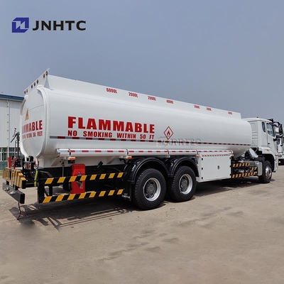 হাও এনএক্স তেল ট্যাঙ্কার ট্রাক 6X4 380HP 30000 লিটার জ্বলনযোগ্য তরল পরিবহন ট্রাক