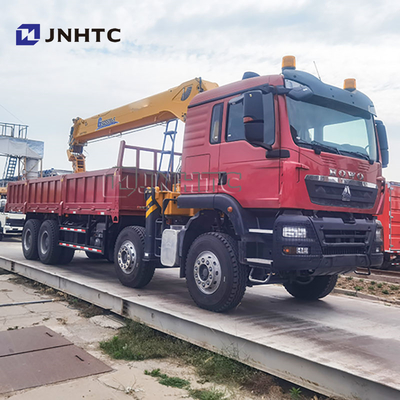 কারখানার দাম SINOTRUK HOWO TX 371HP 20 টন কার্গো ট্রাক মাউন্টেড স্ট্রেট বুম ক্রেন বিক্রয়ের জন্য