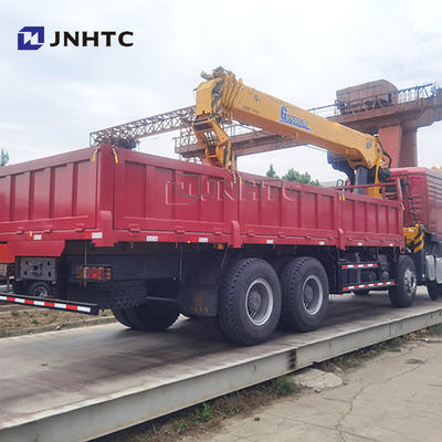 কারখানার দাম SINOTRUK HOWO TX 371HP 20 টন কার্গো ট্রাক মাউন্টেড স্ট্রেট বুম ক্রেন বিক্রয়ের জন্য