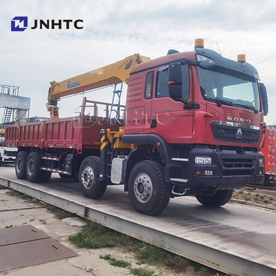 কারখানার দাম SINOTRUK HOWO TX 371HP 20 টন কার্গো ট্রাক মাউন্টেড স্ট্রেট বুম ক্রেন বিক্রয়ের জন্য