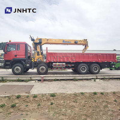 কারখানার দাম SINOTRUK HOWO TX 371HP 20 টন কার্গো ট্রাক মাউন্টেড স্ট্রেট বুম ক্রেন বিক্রয়ের জন্য