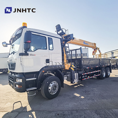 নতুন HOWO TX380 6x4 12T ফ্ল্যাটবেড ড্রপসাইড ক্যাপাসিটি কার্গো পরিবহন ট্রাক স্ট্রেইট আর্ম বুম ক্রেন ট্রাক বিক্রয়ের জন্য