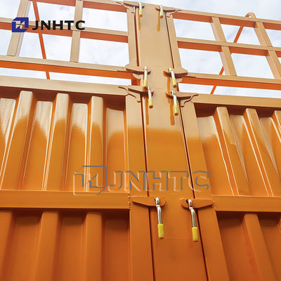 5 অক্ষের বেড়া আধা ট্রেলার বাল্ক কার্গো পরিবহন আধা ট্রেলার ট্রাক বিক্রয়ের জন্য