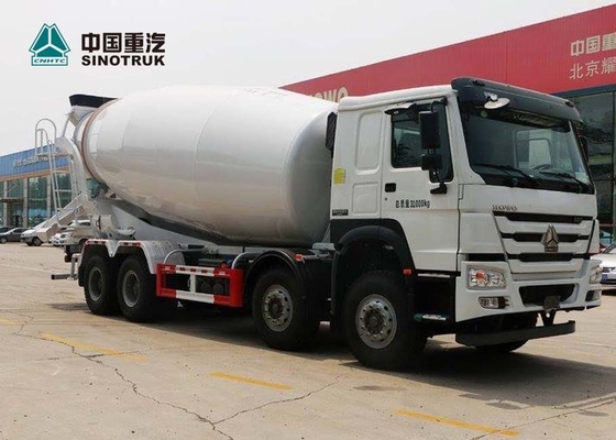 371HP 8X4 12 চাকা কংক্রিট মিক্সার ট্রাক