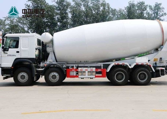 371HP 8X4 12 চাকা কংক্রিট মিক্সার ট্রাক