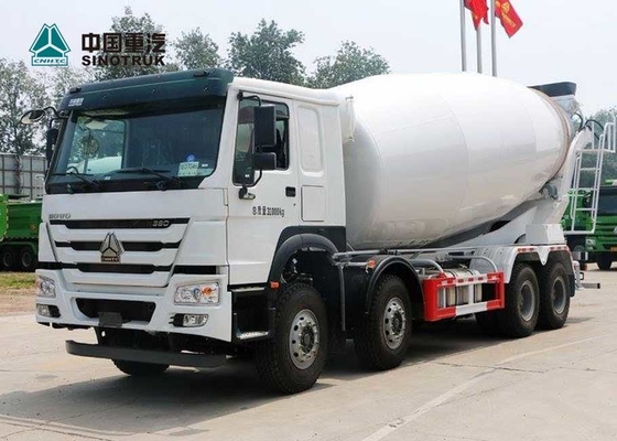 371HP 8X4 12 চাকা কংক্রিট মিক্সার ট্রাক