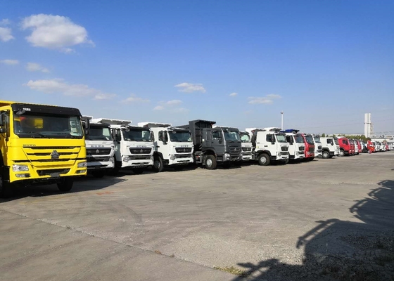 336HP নীল রঙ সেলাই বর্জ্য ট্রাক 6x4 বর্জ্য জল ভ্যাকুয়াম স্তন্যপান ট্রাক