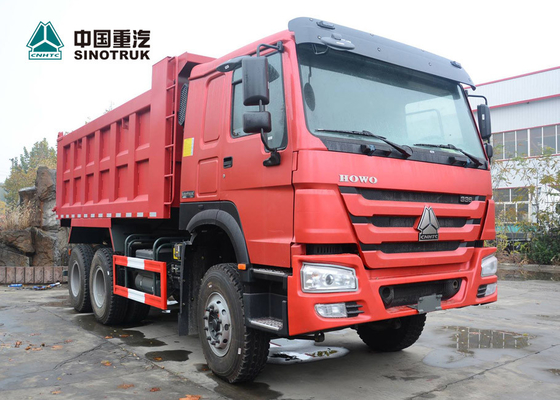 6x4 টিপার ট্রাক / হাওও 6x4 ডাম্প ট্রাক এবিএস সার্ভিস ব্রেক 336 এইচপি পাওয়ার
