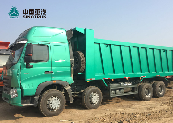 ইউরো 4 420HP হাই ছাদ ক্যাব হিউও A7 ডাম্প ট্রাক ফিলিপাইন জন্য ডাবল বাংকার সঙ্গে