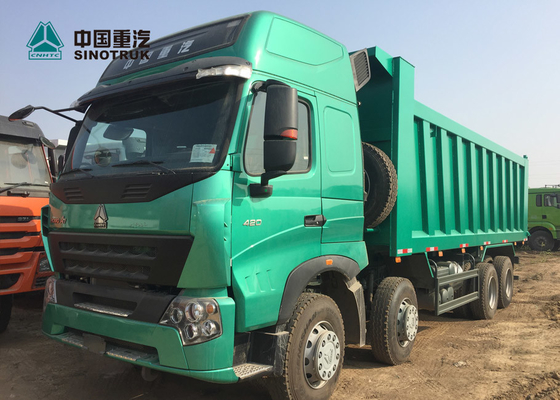 ইউরো 4 420HP হাই ছাদ ক্যাব হিউও A7 ডাম্প ট্রাক ফিলিপাইন জন্য ডাবল বাংকার সঙ্গে