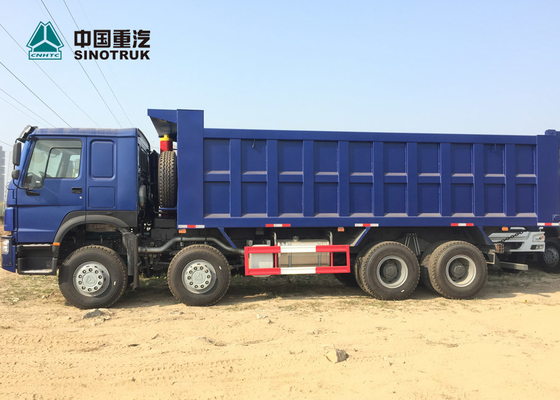 ইউরো 2 371HP ভারি লোড ট্রাক 8x4 12 টায়ার ফ্রন্ট উদ্ধরণ হাও টিপার ট্রাক