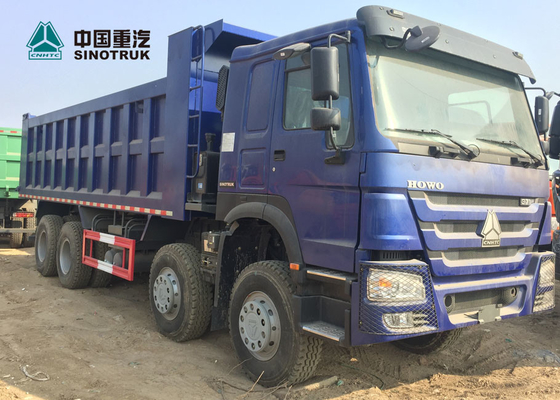 ইউরো 2 371HP ভারি লোড ট্রাক 8x4 12 টায়ার ফ্রন্ট উদ্ধরণ হাও টিপার ট্রাক