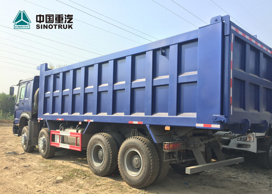 ইউরো 2 371HP ভারি লোড ট্রাক 8x4 12 টায়ার ফ্রন্ট উদ্ধরণ হাও টিপার ট্রাক