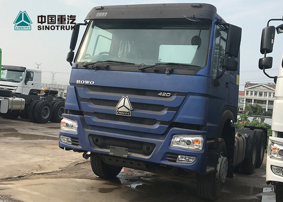 সিনটর্ক হোয়া 6X4 10 চাকার ইউরো 2 4২ এইচপি ভারি দায়িত্ব ট্র্যাক্টর হেড ট্রাক