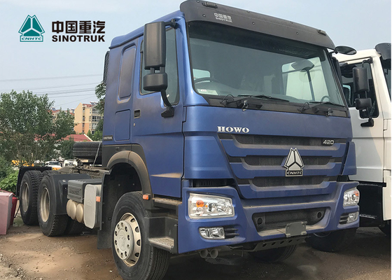সিনটর্ক হোয়া 6X4 10 চাকার ইউরো 2 4২ এইচপি ভারি দায়িত্ব ট্র্যাক্টর হেড ট্রাক