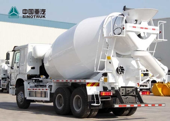 SINOTRUK HOWO 371hp স্টক কংক্রিট মিক্সার ট্রাক 10 চাকার ZZ1257N3847A