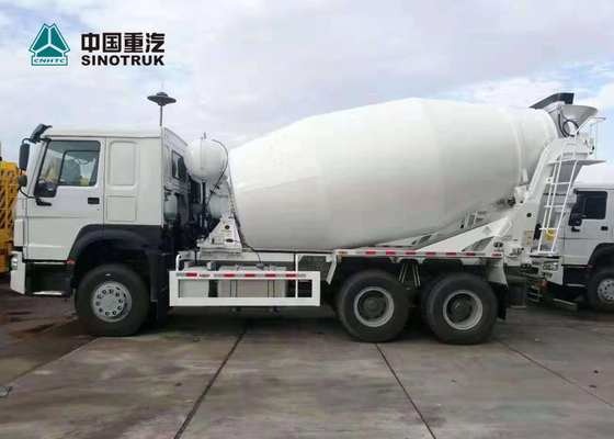 SINOTRUK HOWO 371hp স্টক কংক্রিট মিক্সার ট্রাক 10 চাকার ZZ1257N3847A