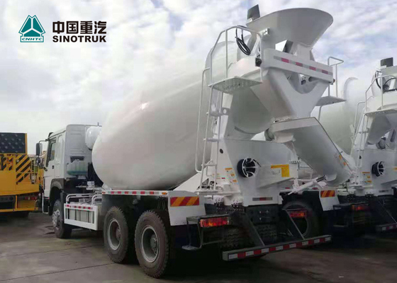 SINOTRUK HOWO 371hp স্টক কংক্রিট মিক্সার ট্রাক 10 চাকার ZZ1257N3847A