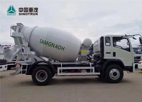 হোয়াও 4x2 4CBM মিনি কংক্রিট মিশ্রণ ট্রাক সাদা রঙের সাথে কারখানায় প্রস্তুত