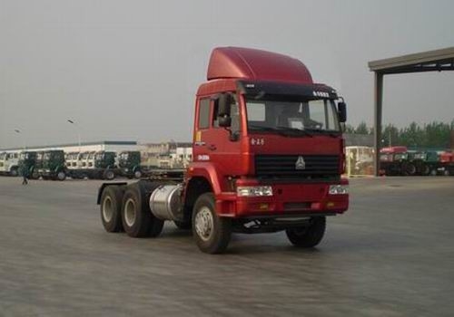 সিনোট্রুক সুইজ 6x4 ট্রাক ট্রাক্টর 371hp প্রাইম মুভার তো ট্রাক্টর ZZ4251N3241C