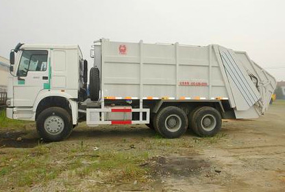 6x4 ইউরো II নিঃসরণ স্ট্যান্ডার্ড ট্র্যাশ কমপ্যাক্টর ট্রাক, কমপ্যাক্ট আবর্জনা ট্রাক 12 মি 3