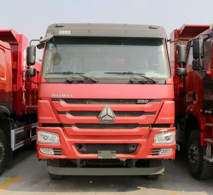 সিনট্রুক 6x4 10 চাকা ভারী ডিউটি ​​ডাম্প ট্রাক ওভারটর্নিং বডি প্ল্যাটফর্মের সাথে