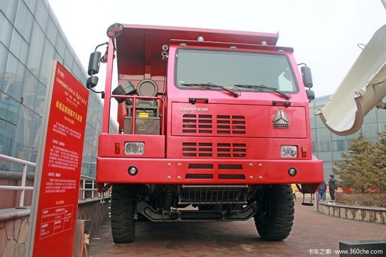 371HP বন্ধ হাইওয়ে ট্রাক, হলুদ রঙ ভারি দায়িত্ব টিপার ট্রাক 70 টন লোড