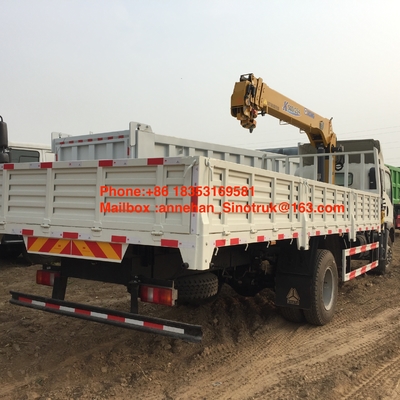 10 টি কার্গো বক্স সহ এক্সিমিএমজি ক্রেন 4x2 6 চাকা সহ সিনট্রুক হাওয়ের 5 টি ট্রাক মাউন্ট ক্রেন