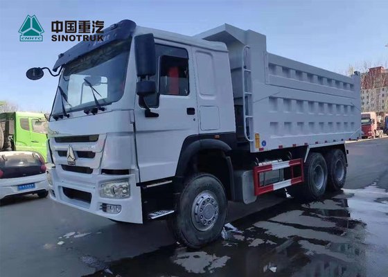 সিনোট্রুক 375hp 20CBM হাও ব্যবহৃত ডাম্প ট্রাক সেকেন্ড হ্যান্ড 5600 * 2300 * 1500 মিমি