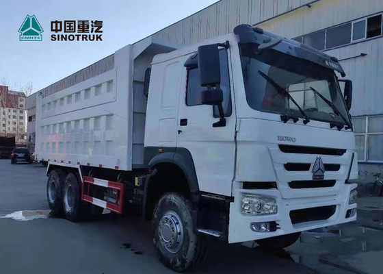 সিনোট্রুক 375hp 20CBM হাও ব্যবহৃত ডাম্প ট্রাক সেকেন্ড হ্যান্ড 5600 * 2300 * 1500 মিমি