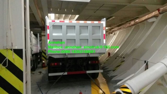 বাম হাতের ড্রাইভ সহ 371 এইচপি 10 চাকা 6x4 ভারী দায়িত্ব ডাম্প ট্রাক