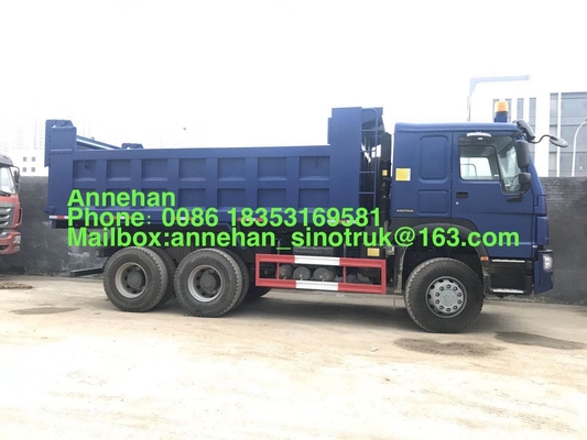 6x4 10 চাকা ভারী দায়িত্ব ডাম্প ট্রাক সিনোট্রুক হাও 7