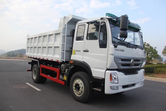6 টায়ার হোমান টিপার ট্রাক 15 টন সক্ষমতা 4x2 168hp সিনোট্রুক ডাম্প ট্রাক